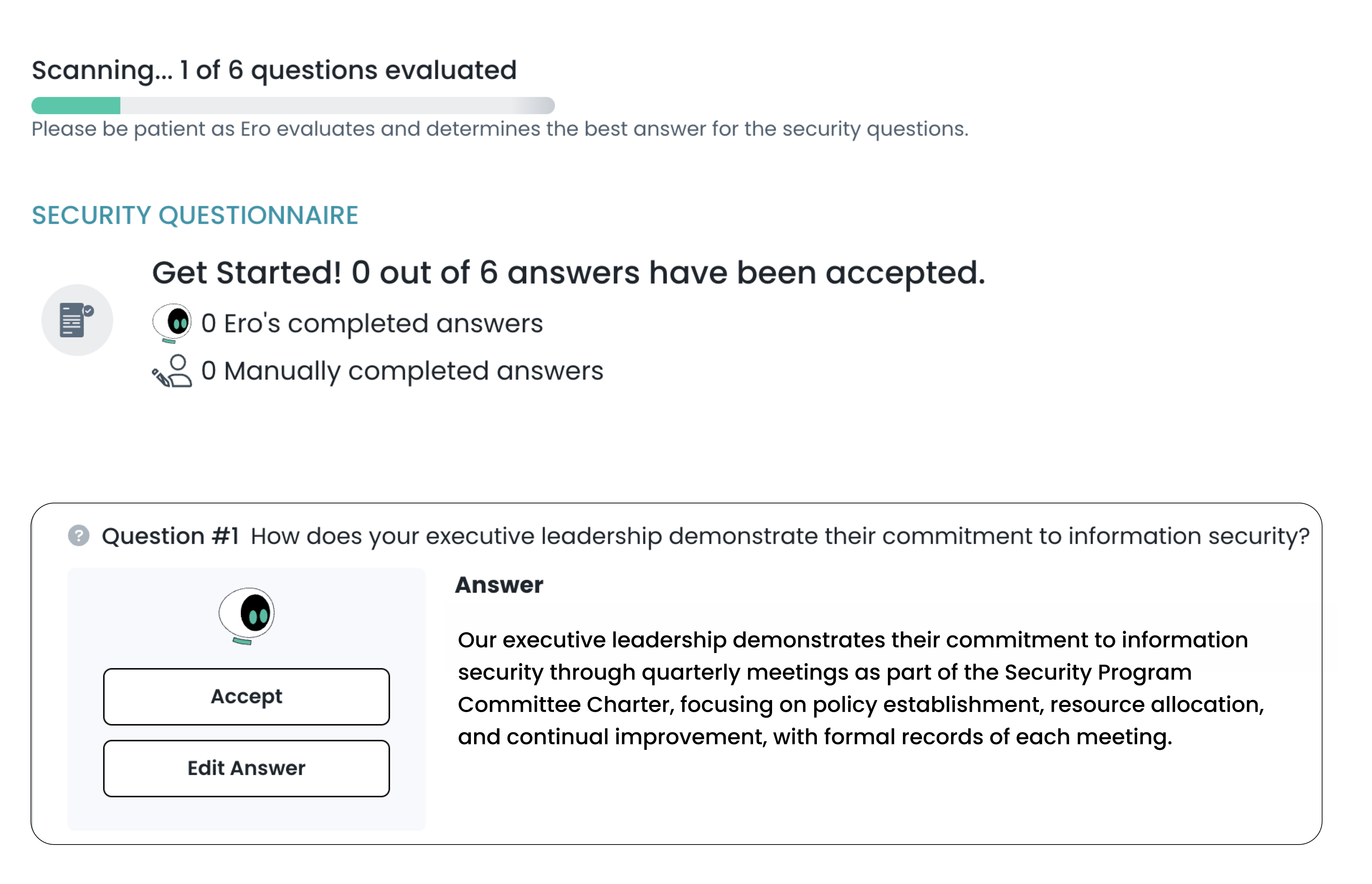 Security Questionnaire Screenshot-1